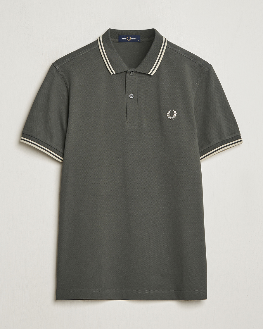 Herre | Polotrøjer | Fred Perry | Twin Tipped Polo Shirt Field Green