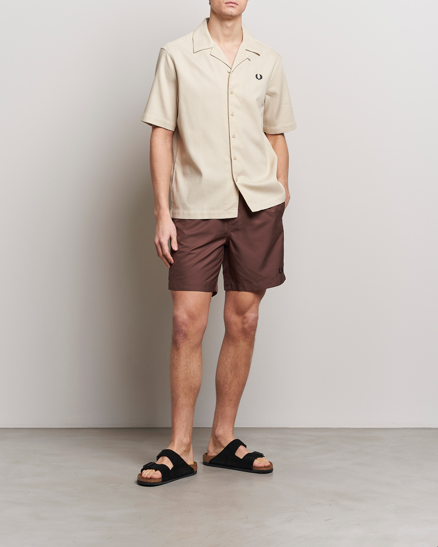 Herre | Badebukser | Fred Perry | Classic Swimshorts Brick Red