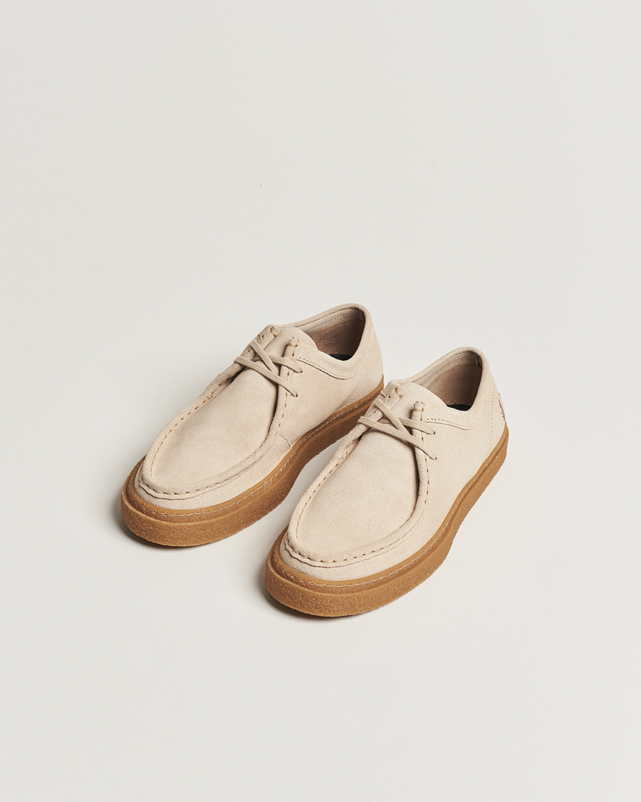 Herr | Derbys | Fred Perry | Dawson Suede Shoe Oatmeal