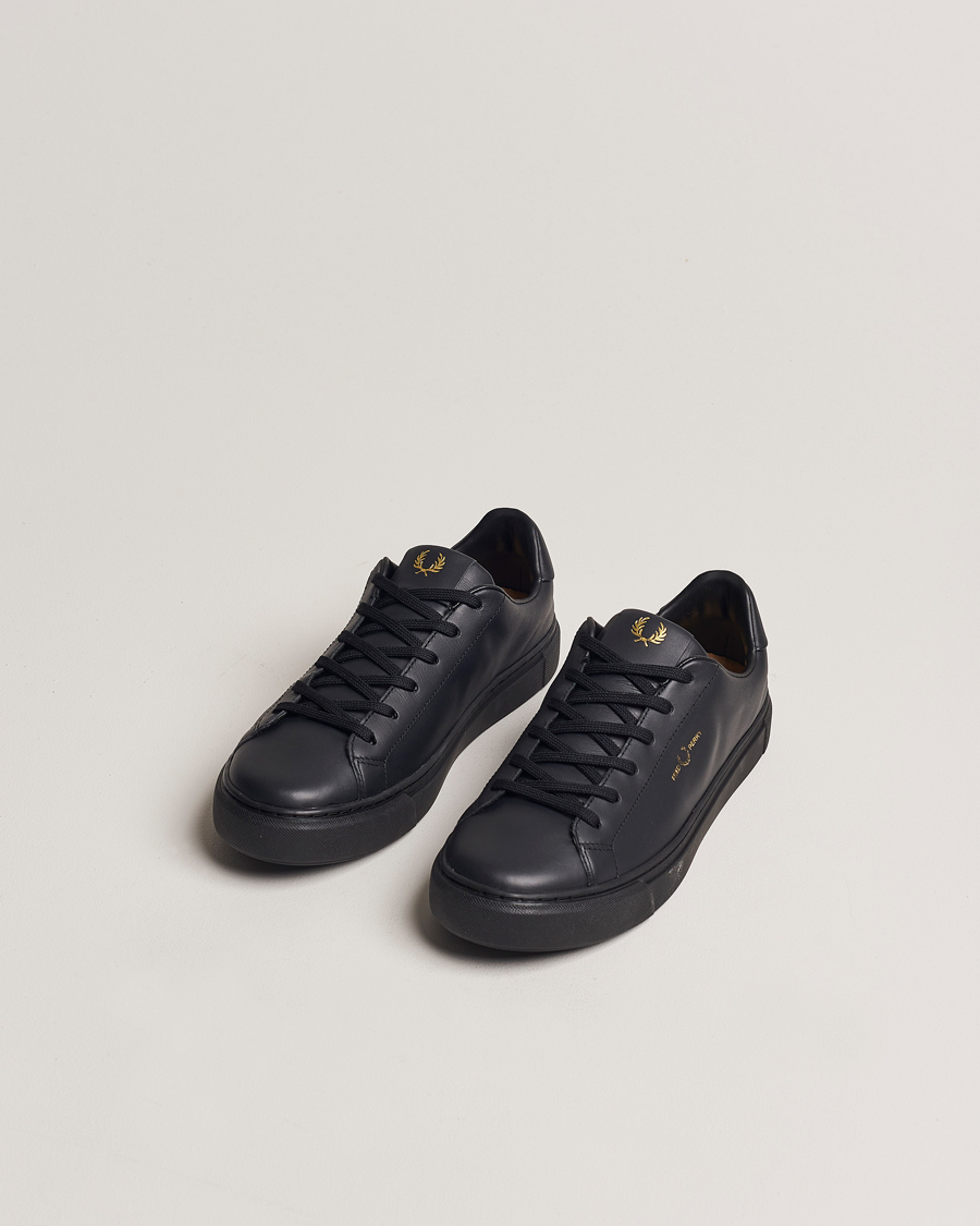 Herre | Afdelinger | Fred Perry | B71 Leather Sneaker Black