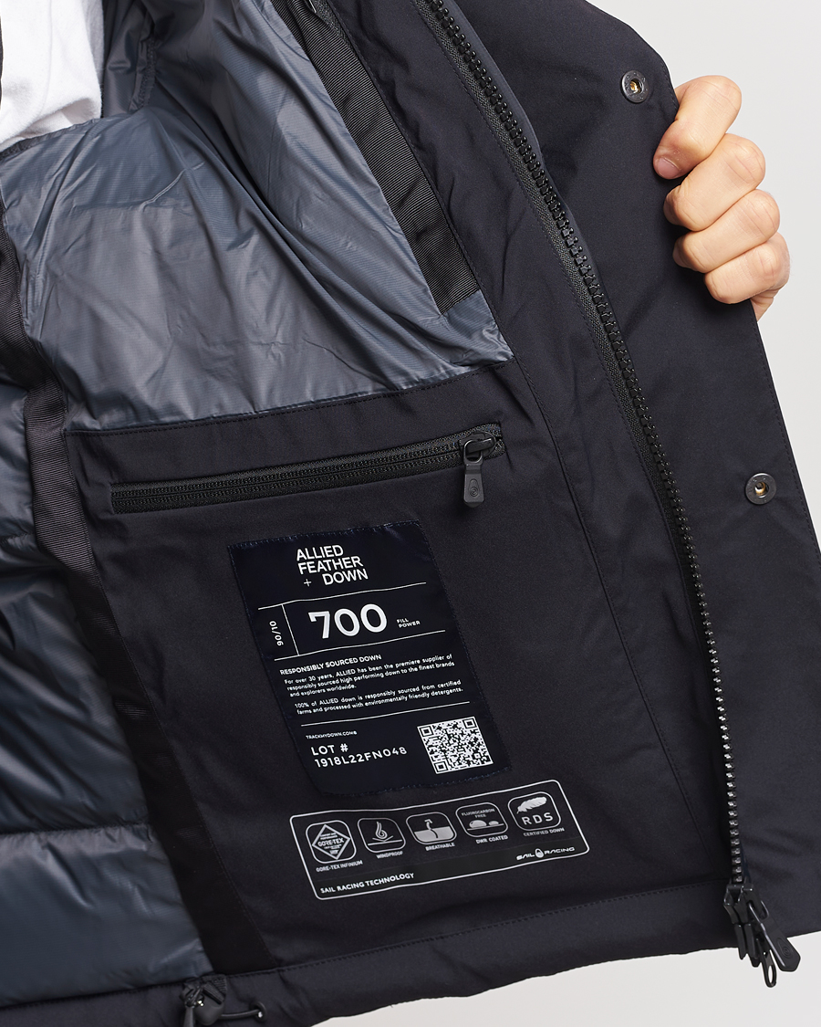 Herre | Jakker | Sail Racing | Glacier Gore-Tex Down Hooded Jacket Carbon