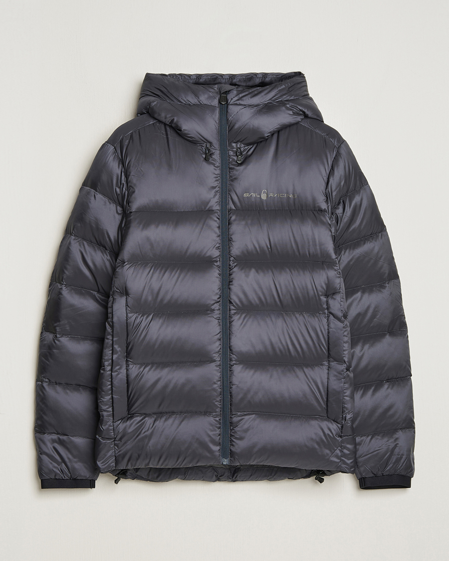 Herre | Jakker | Sail Racing | Cloud Hooded Down Jacket Dark Steel Blue