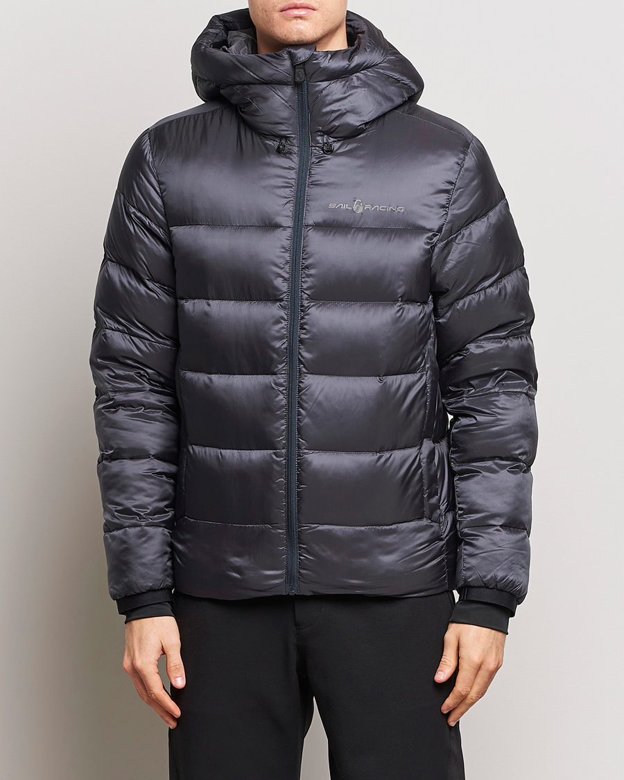 Herre | Jakker | Sail Racing | Cloud Hooded Down Jacket Dark Steel Blue