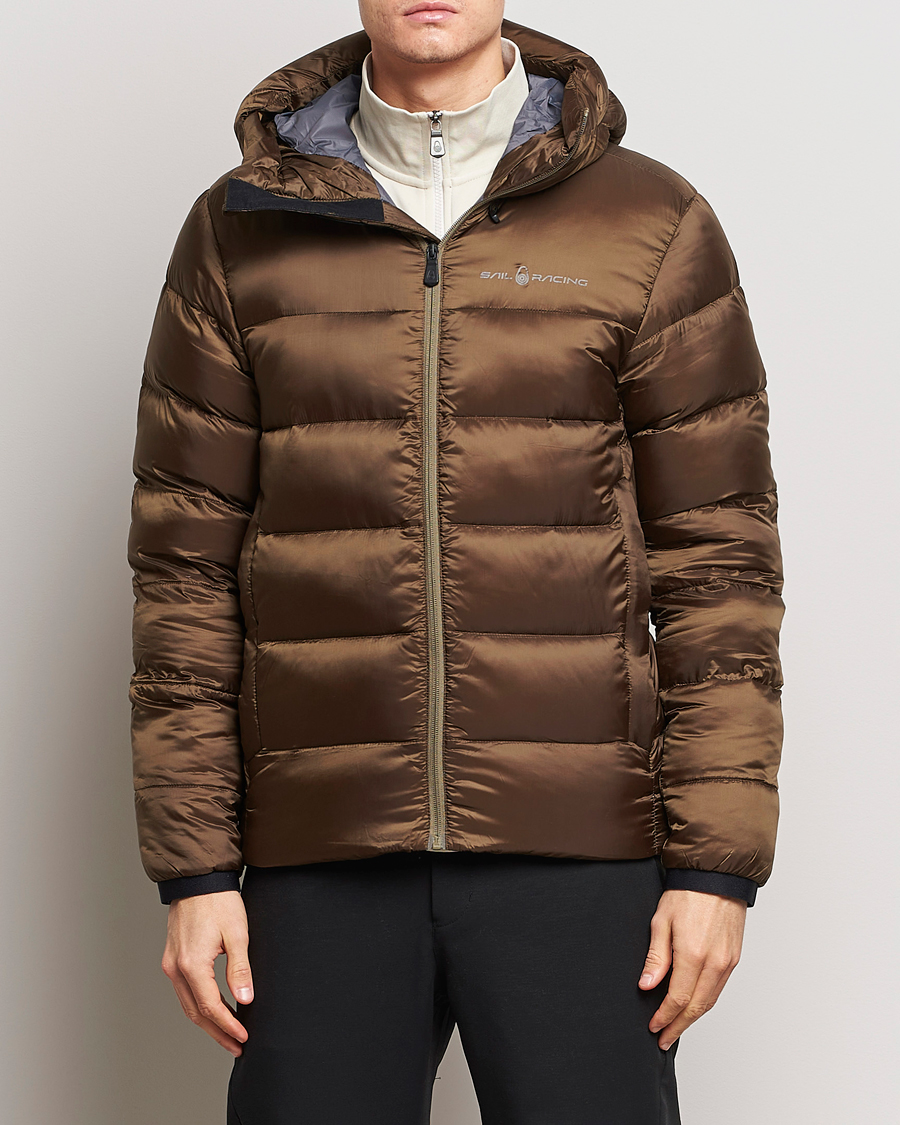 Herre | Jakker | Sail Racing | Cloud Down Hooded Jacket Dusty Green