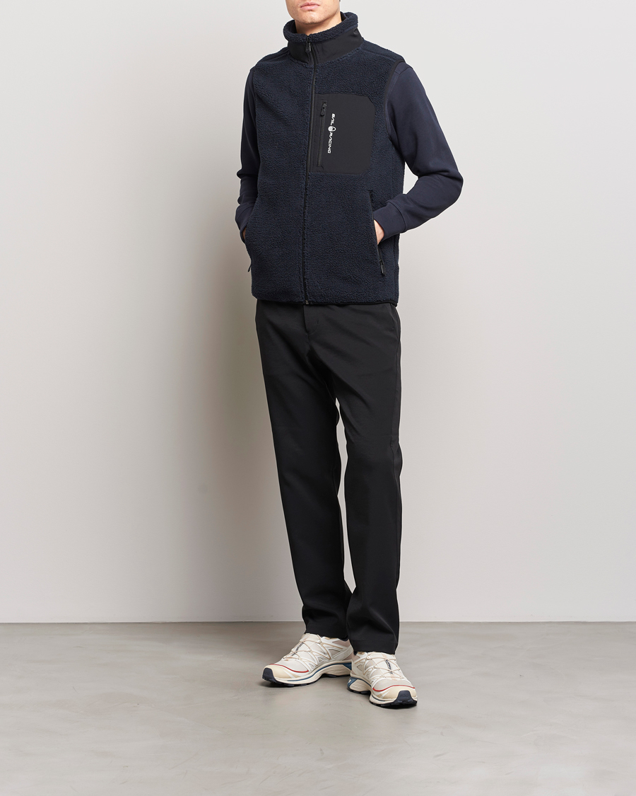 Herre | Sail Racing Bowman Pile Zip Vest Dark Navy | Sail Racing | Bowman Pile Zip Vest Dark Navy