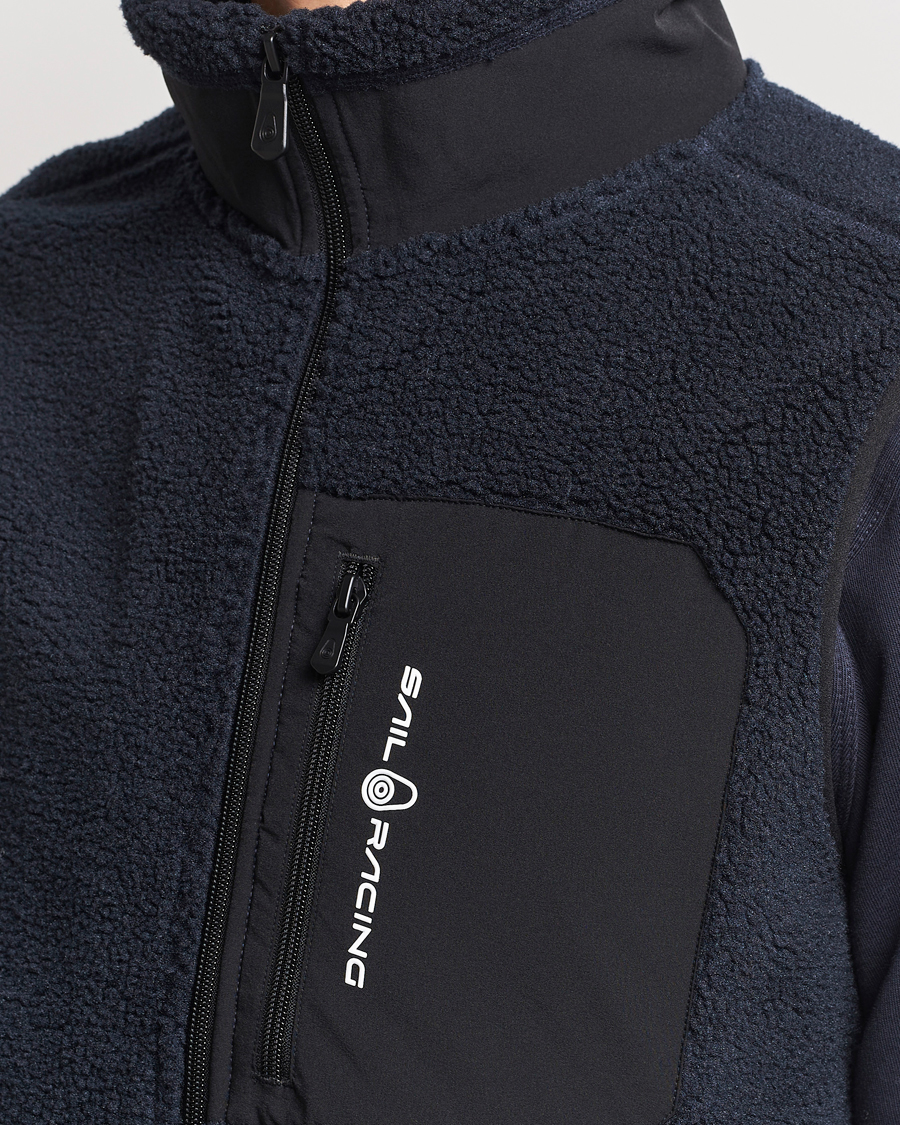 Herre | Sail Racing Bowman Pile Zip Vest Dark Navy | Sail Racing | Bowman Pile Zip Vest Dark Navy