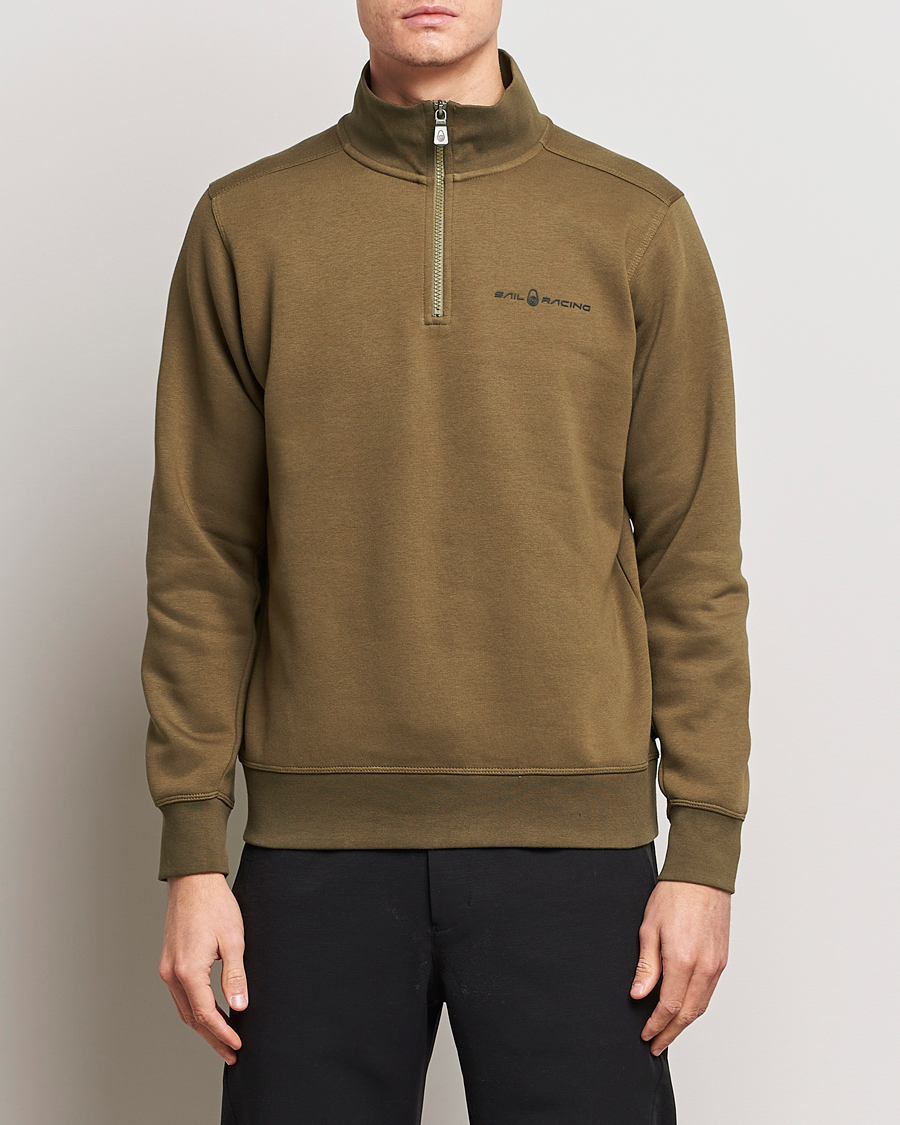 Herre | Sail Racing | Sail Racing | Bowman Half Zip Dusty Green