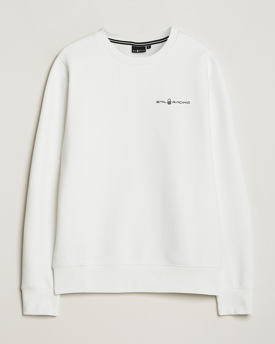 Herr |  | Sail Racing | Bowman Crew Neck Sweatshirt Storm White