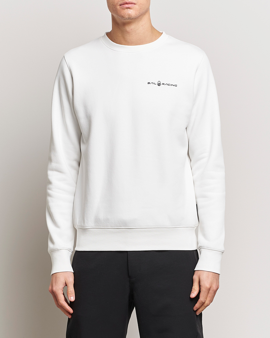 Herr | Tröjor | Sail Racing | Bowman Crew Neck Sweatshirt Storm White