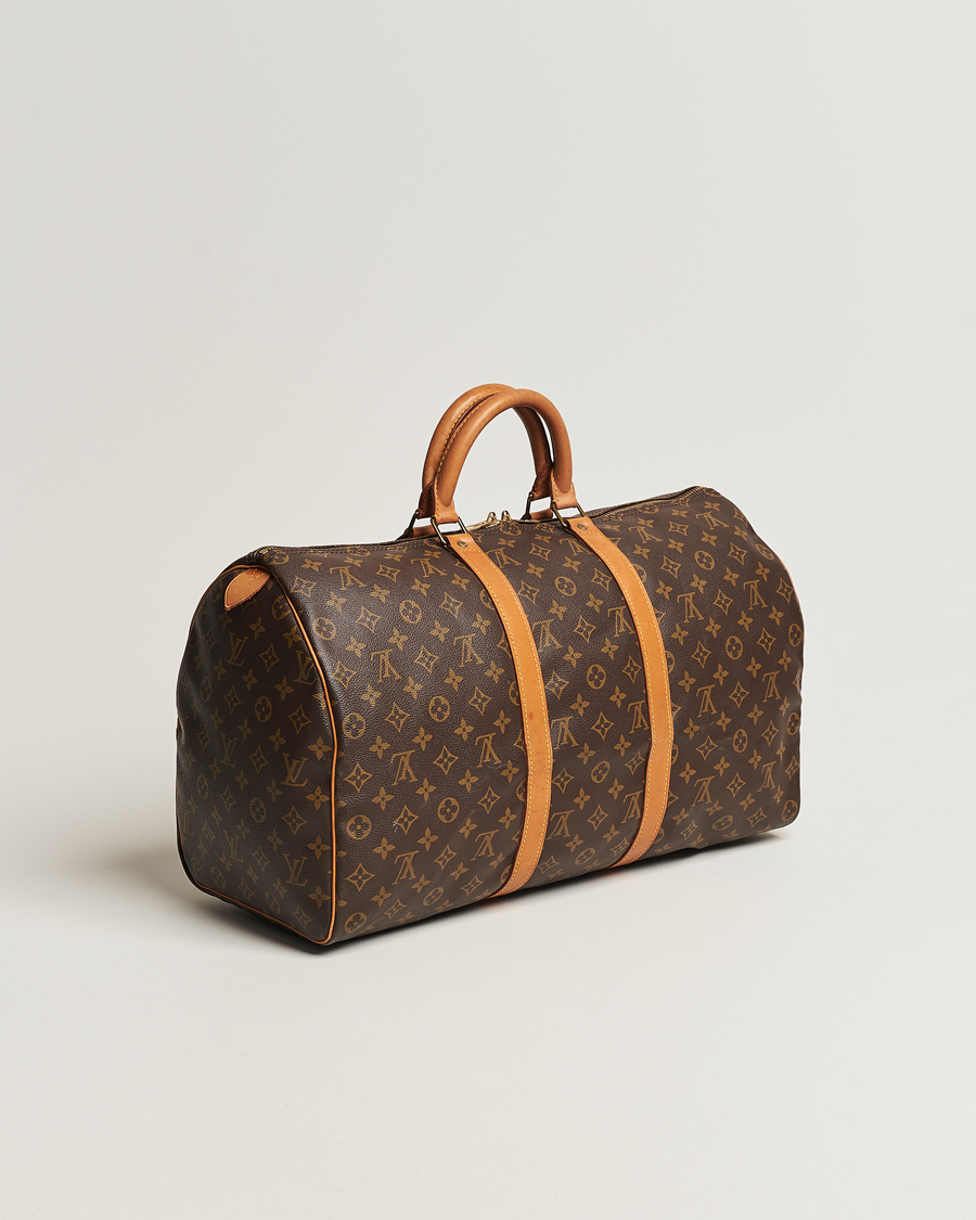Herre | Louis Vuitton Pre-Owned Keepall 50 Bag Monogram | Louis Vuitton Pre-Owned | Keepall 50 Bag Monogram