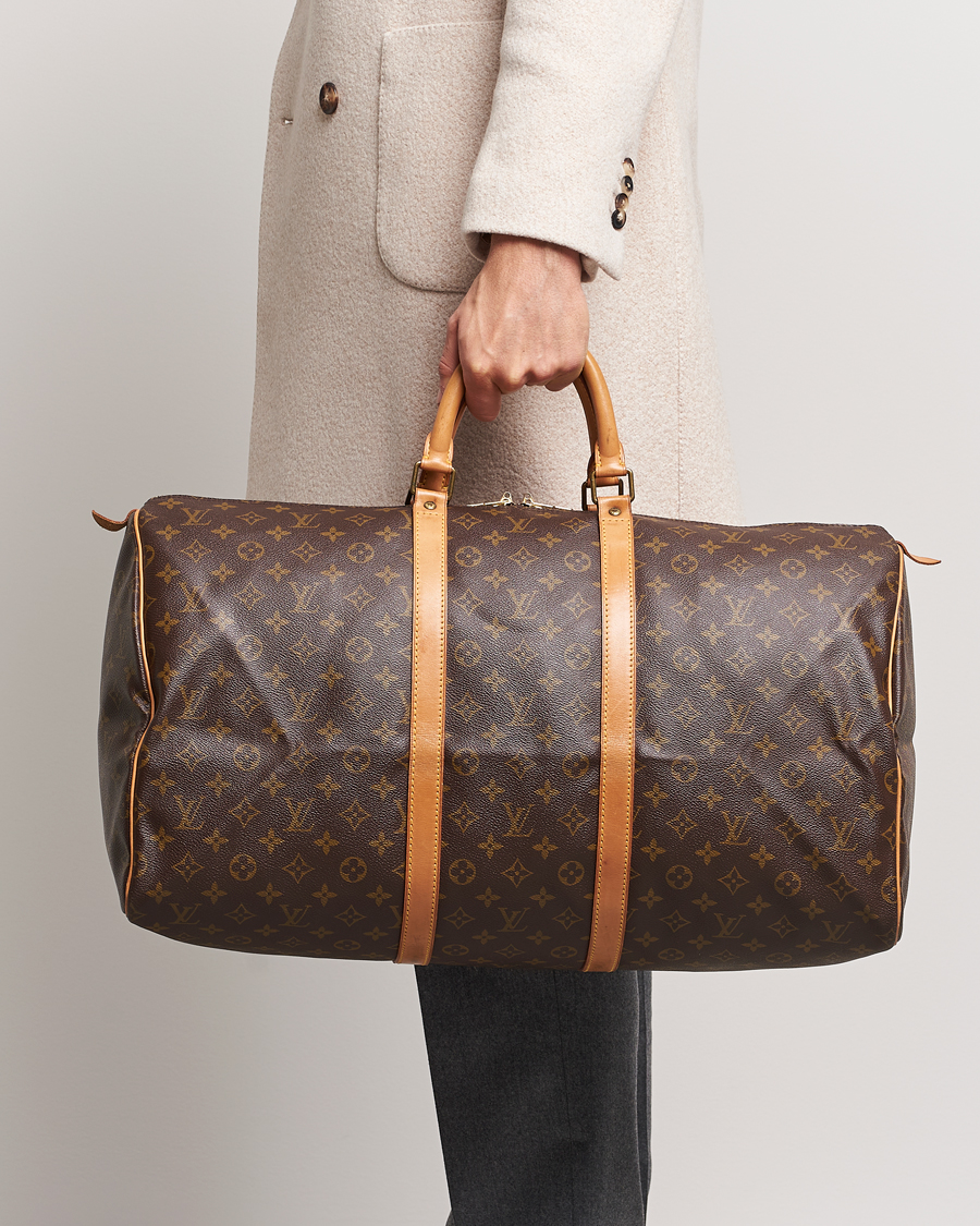 Herre | Pre-Owned & Vintage Bags | Louis Vuitton Pre-Owned | Keepall 55 Bag Monogram
