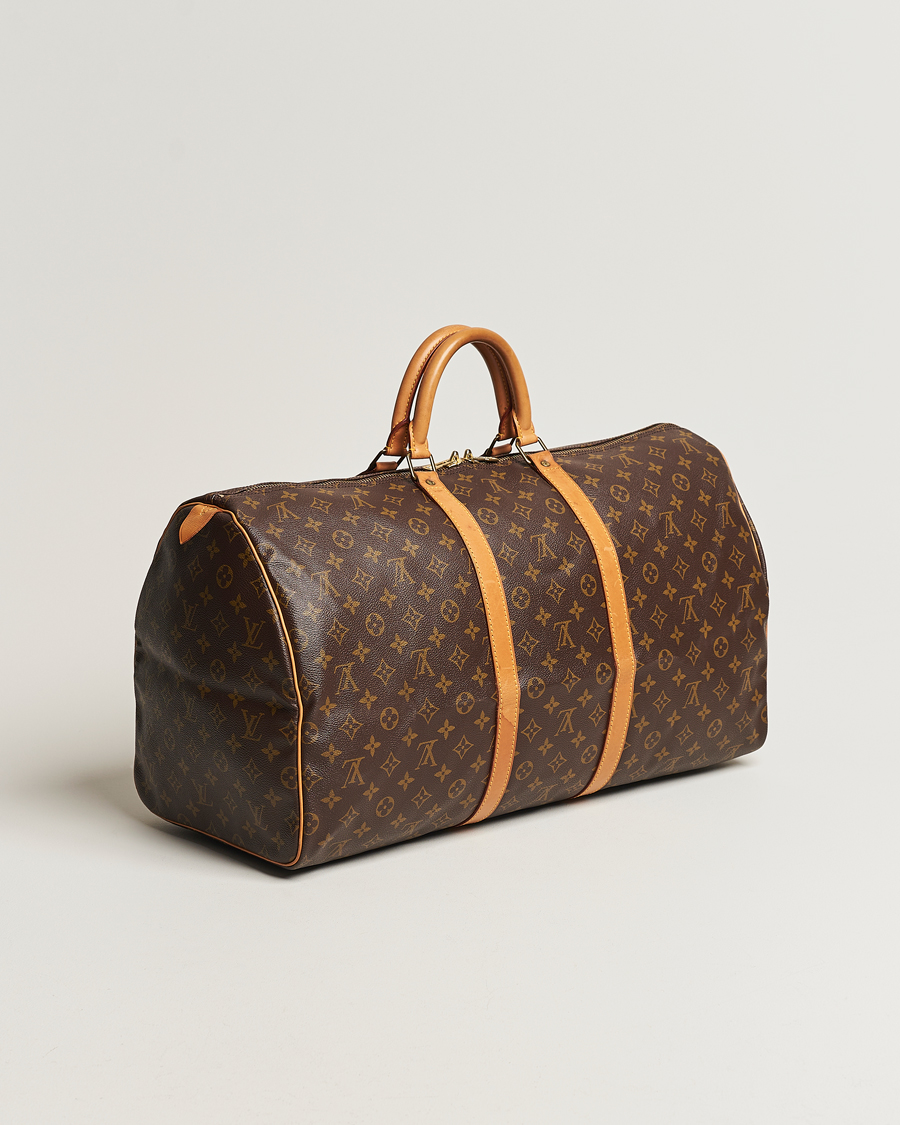 Herre | Louis Vuitton Pre-Owned Keepall 55 Bag Monogram | Louis Vuitton Pre-Owned | Keepall 55 Bag Monogram
