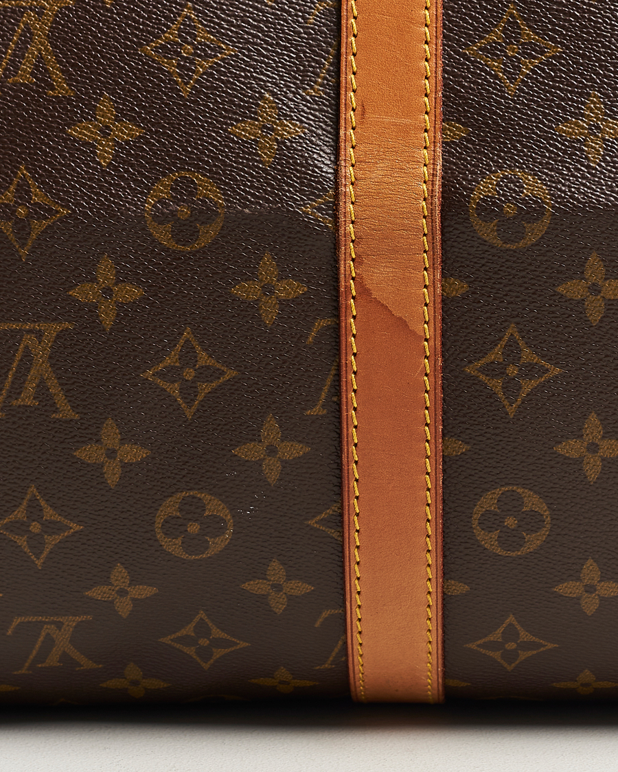 Herre | Louis Vuitton Pre-Owned Keepall 55 Bag Monogram | Louis Vuitton Pre-Owned | Keepall 55 Bag Monogram