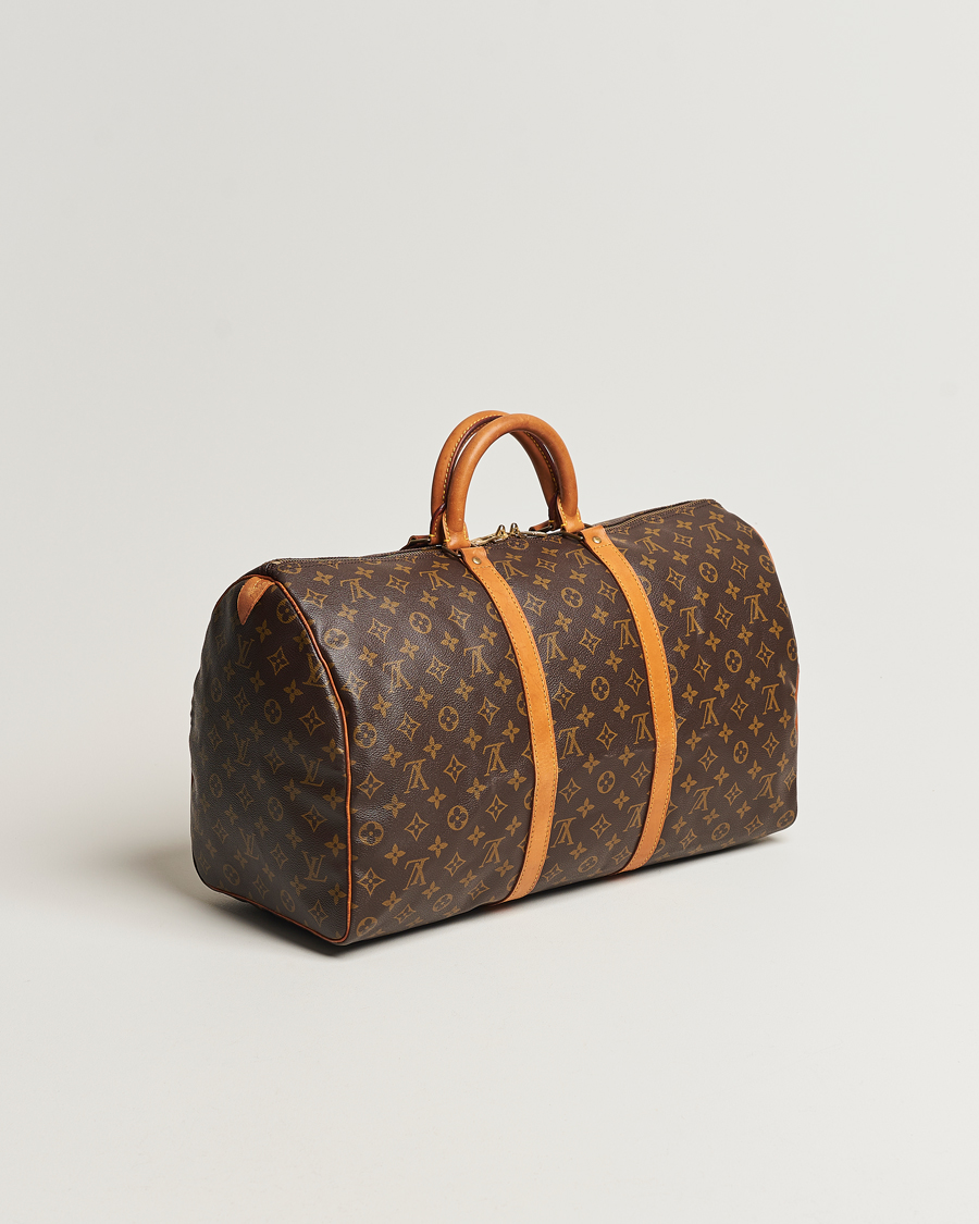 Herre | Louis Vuitton Pre-Owned Keepall 50 Bag Monogram | Louis Vuitton Pre-Owned | Keepall 50 Bag Monogram