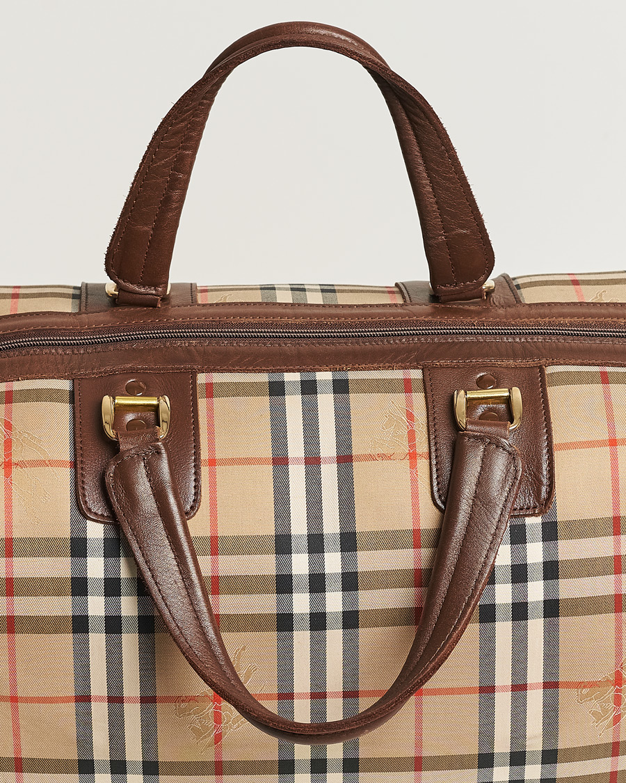 Herre | Burberry Pre-Owned Duffle Bag Haymarket Check | Burberry Pre-Owned | Duffle Bag Haymarket Check