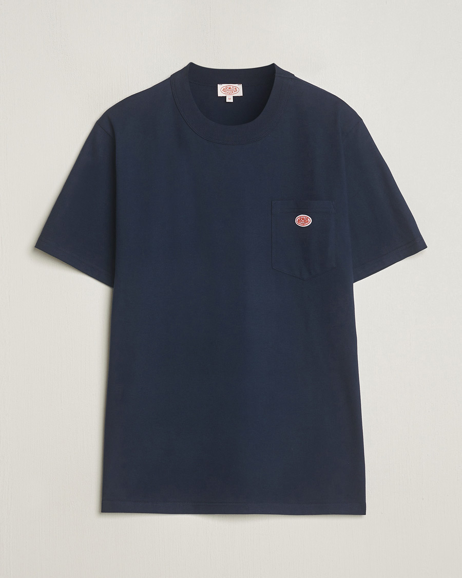 Herre | T-Shirts | Armor-lux | Callac Pocket T-Shirt Navy
