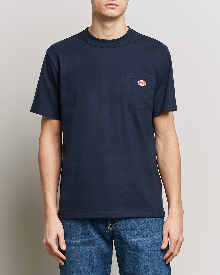 Herre | T-Shirts | Armor-lux | Callac Pocket T-Shirt Navy