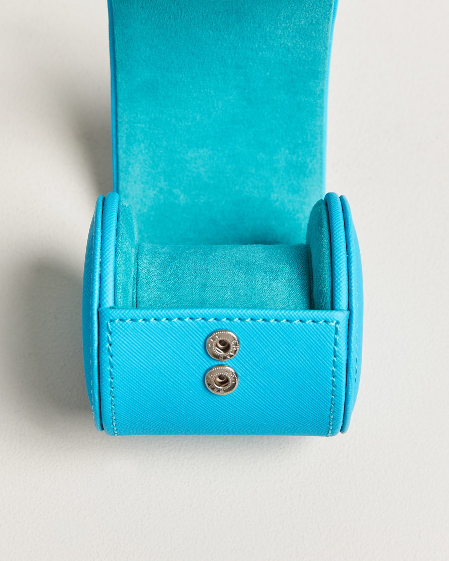 Herre | Livsstil | WOLF | Single Watch Roll Turquoise