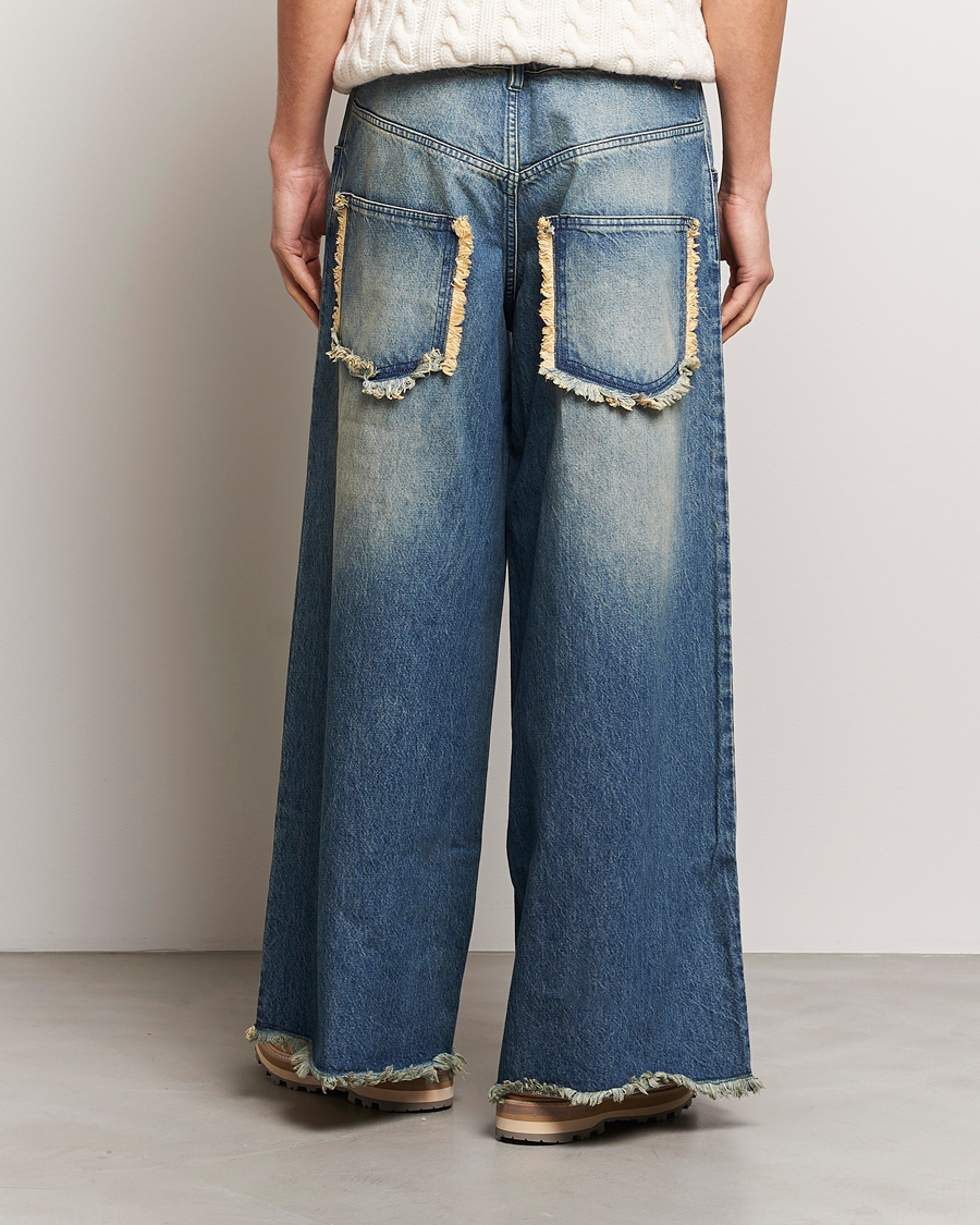 Herre | Jeans | Moncler Genius | Wide Jeans Mid Blue