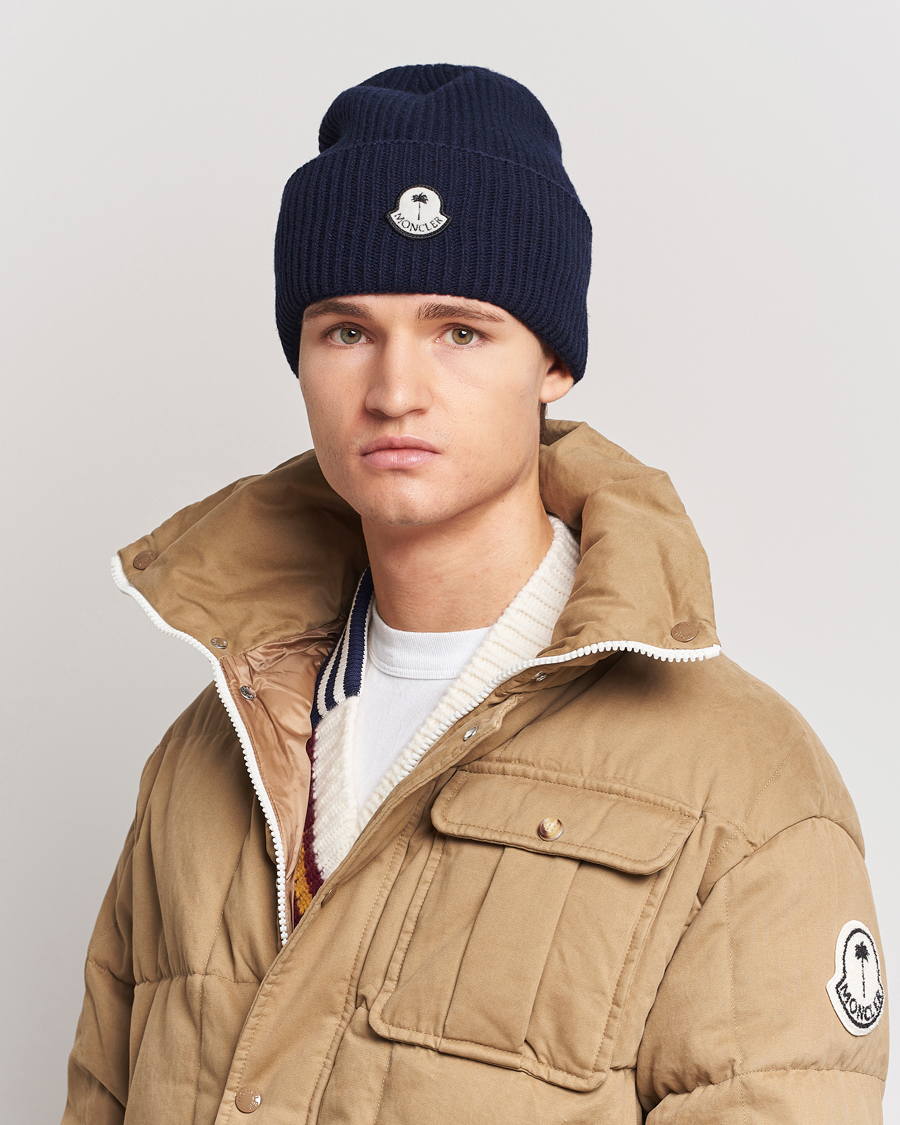 Herre | Gaver til særlige lejligheder | Moncler Genius | Rib Knit Beanie Navy