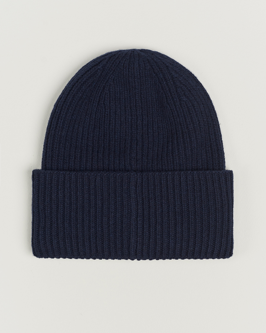 Herre | Moncler Genius Rib Knit Beanie Navy | Moncler Genius | Rib Knit Beanie Navy