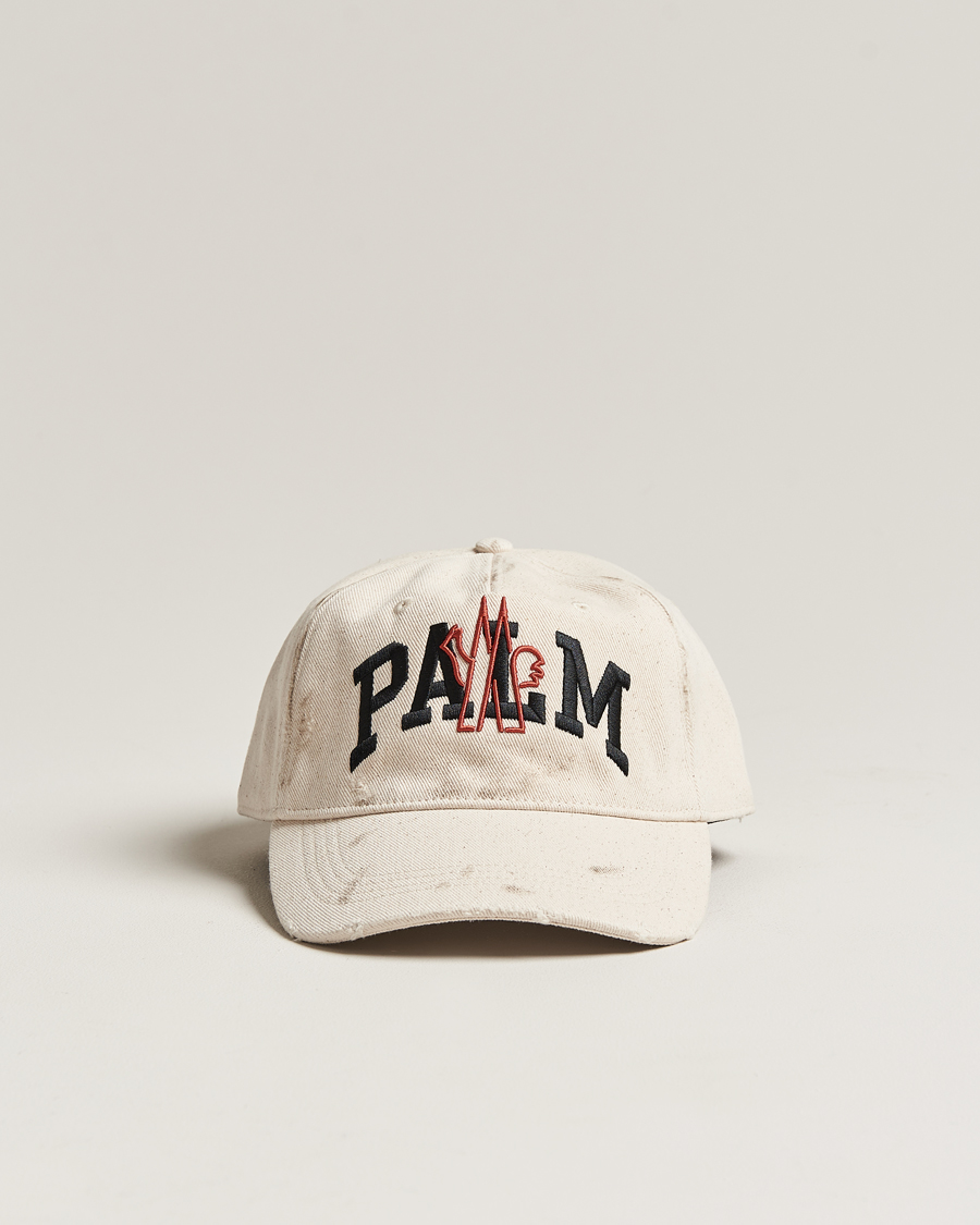 Herre | Moncler Genius Lettering Baseball Cap Off White | Moncler Genius | Lettering Baseball Cap Off White