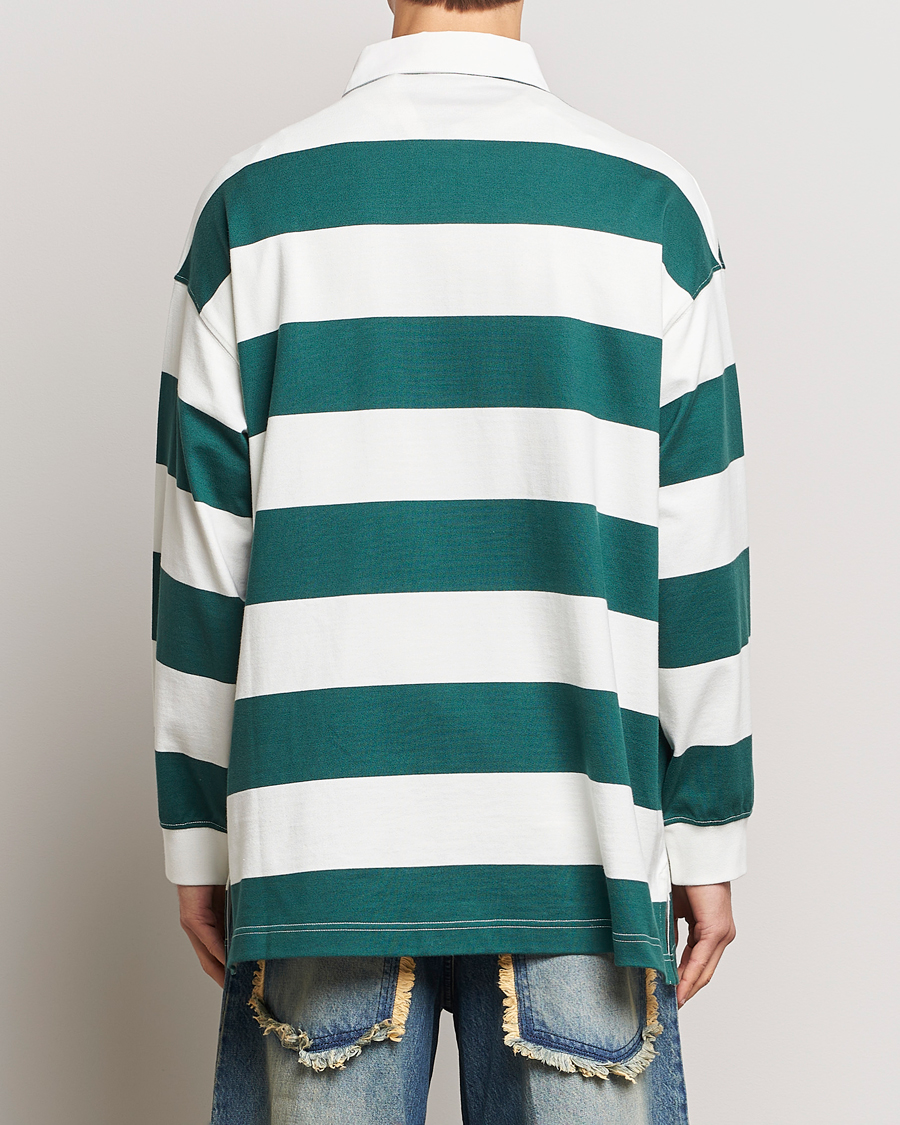 Herr | Rugbytröjor | Moncler Genius | Long Sleeve Rugby White/Green