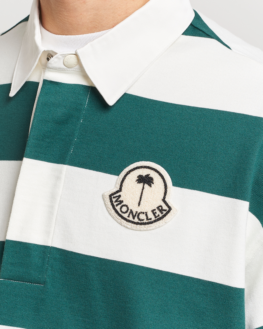 Herre | Trøjer | Moncler Genius | Long Sleeve Rugby White/Green