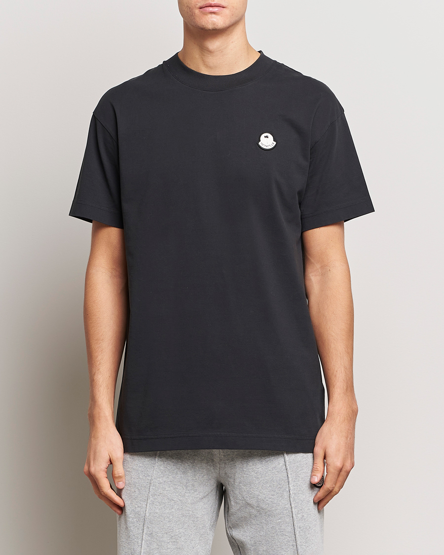 Herre |  | Moncler Genius | Short Sleeve T-Shirt Black