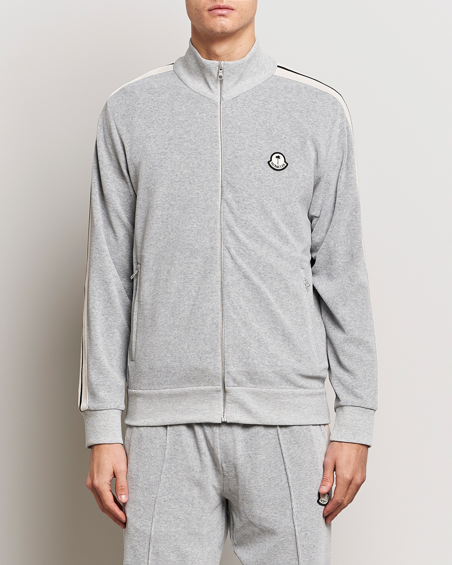 Herre | Trøjer | Moncler Genius | Zip Up Cardigan Light Grey