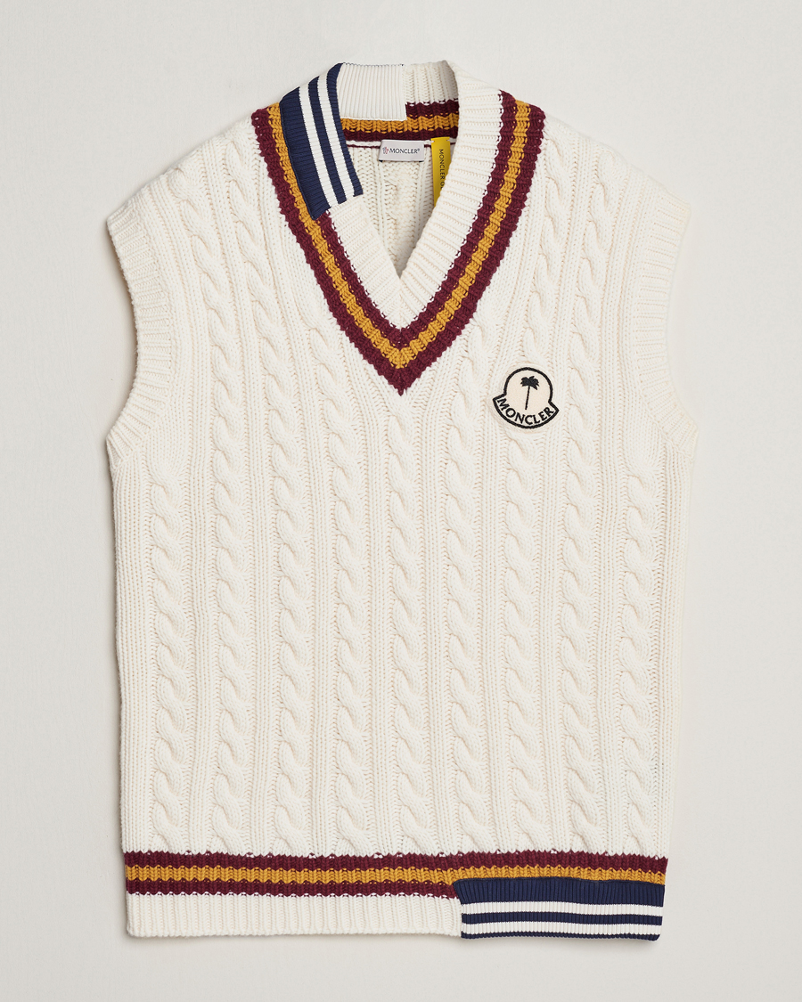 Herre | Trøjer | Moncler Genius | Patchwork Crickett Vest Off White