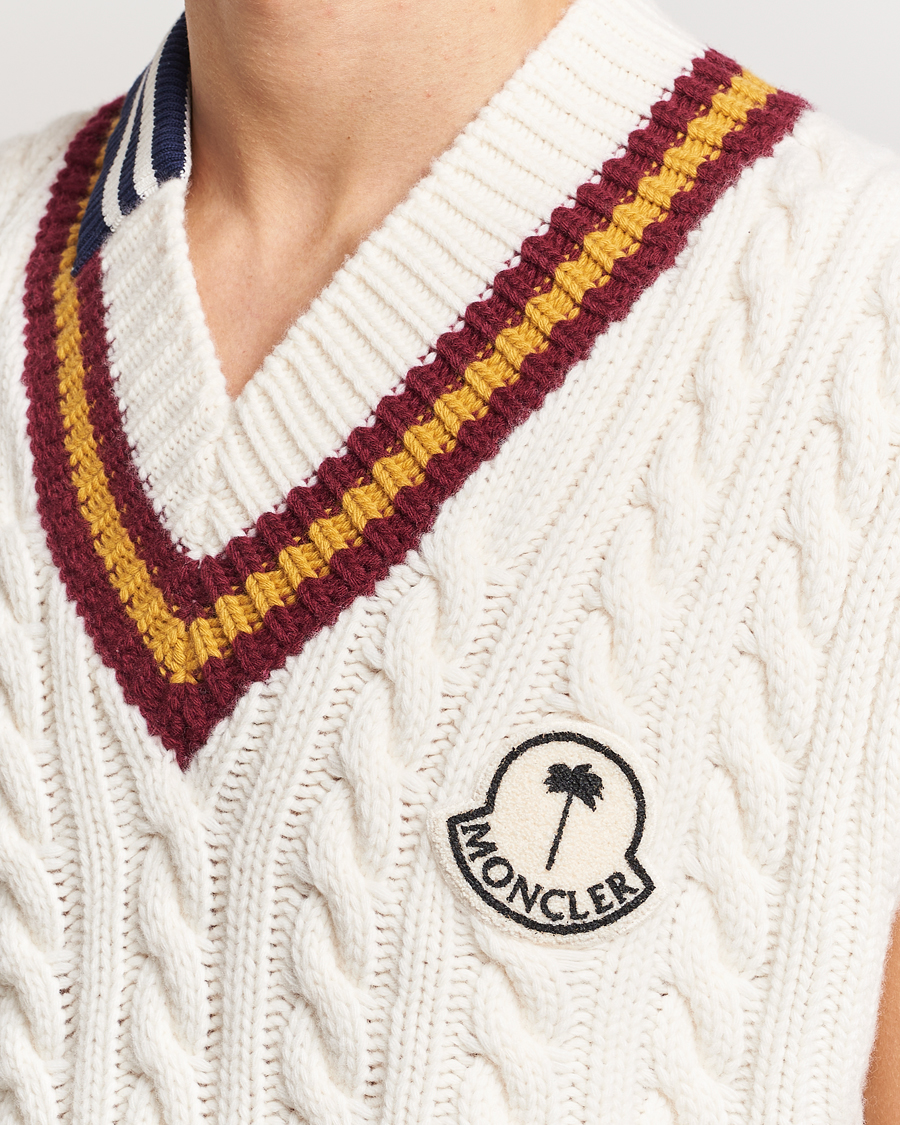 Herre | Trøjer | Moncler Genius | Patchwork Crickett Vest Off White