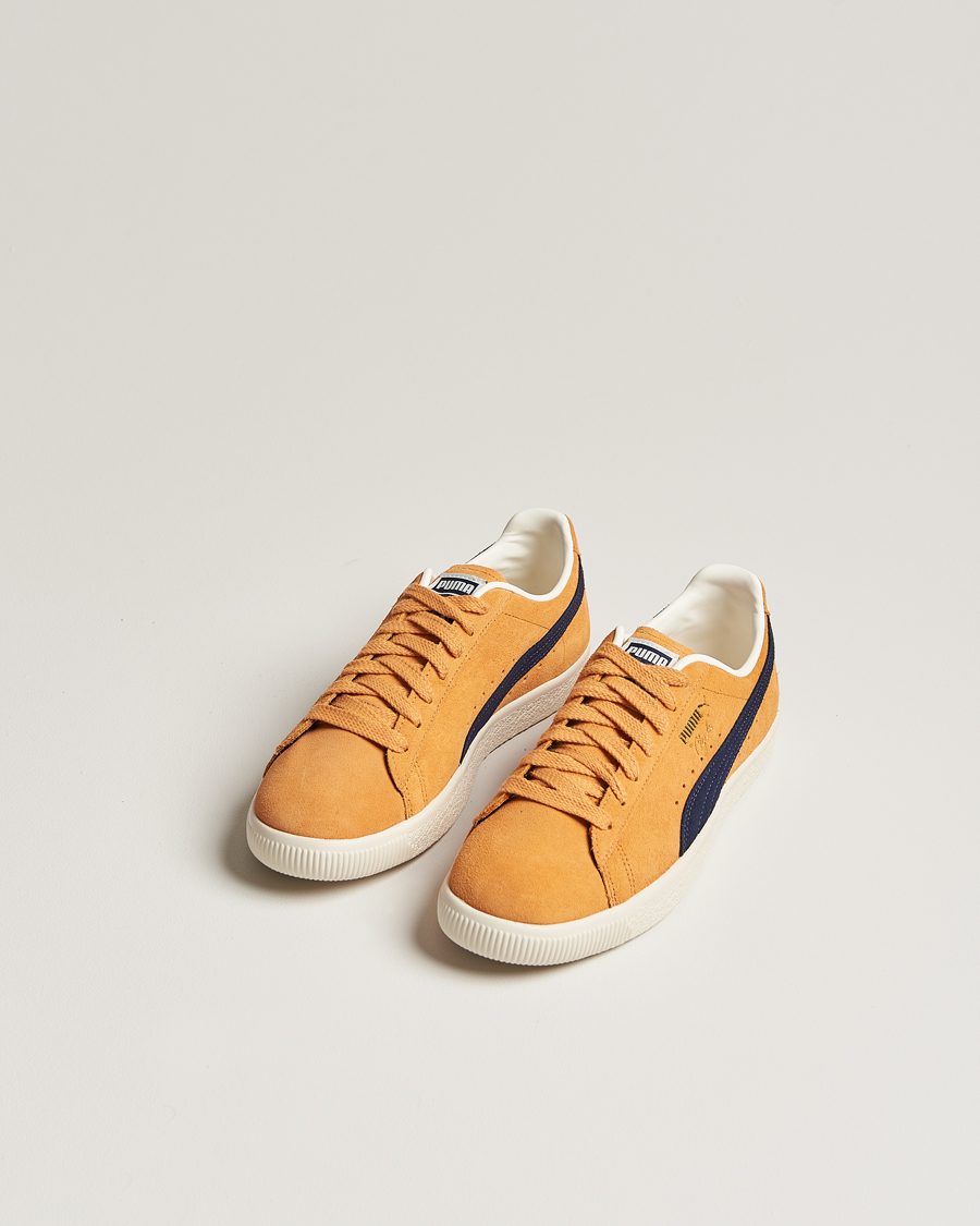 Herre | Sko i ruskind | Puma | Clyde OG Suede Sneaker Clementine/Navy