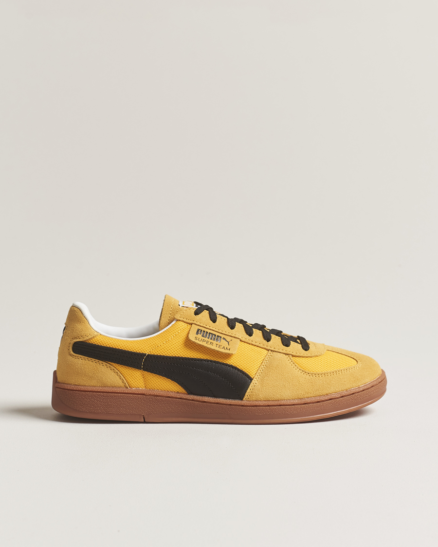 Herre | Puma Super Team OG Sneaker Yellow Zissle/Black | Puma | Super Team OG Sneaker Yellow Zissle/Black