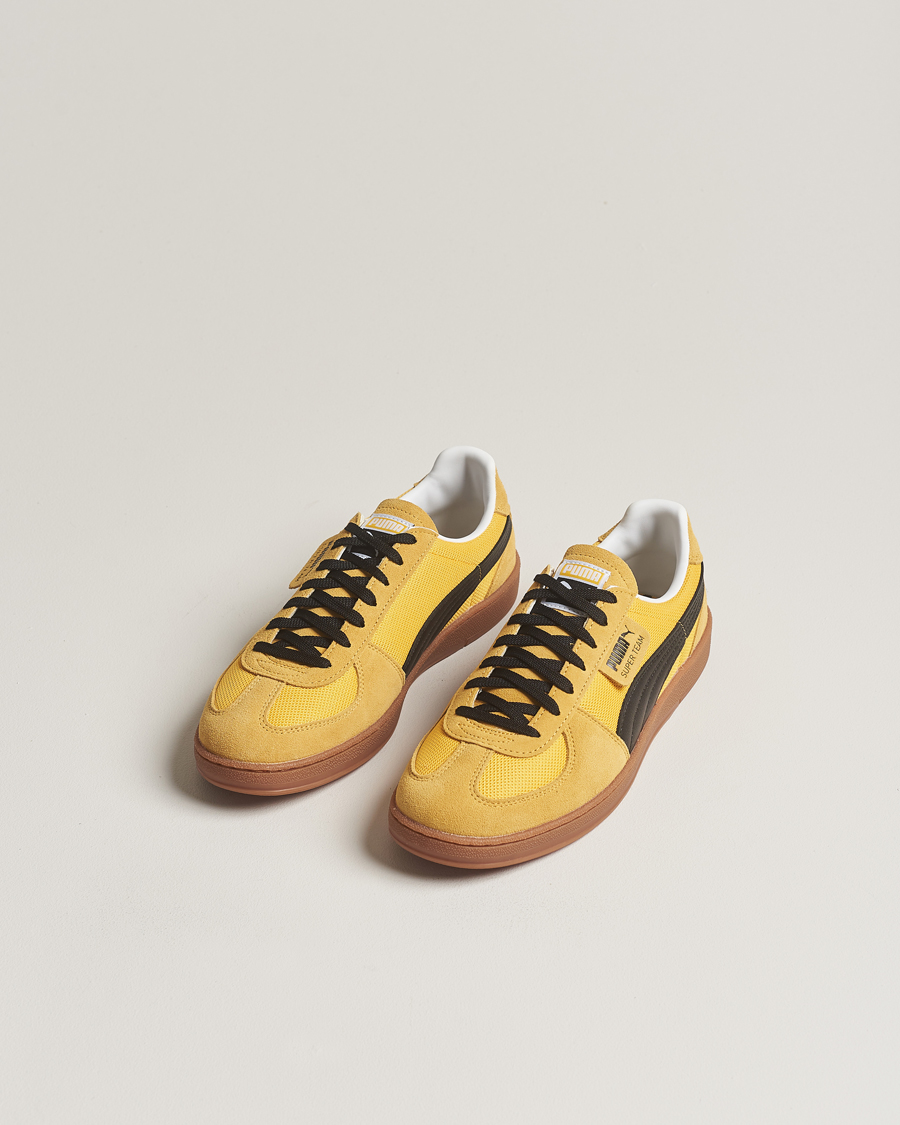 Herre | Puma Super Team OG Sneaker Yellow Zissle/Black | Puma | Super Team OG Sneaker Yellow Zissle/Black