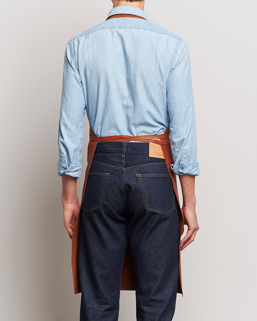 Herre | Til hjemmet | Tärnsjö Garveri | Leather Apron 012 Light Brown