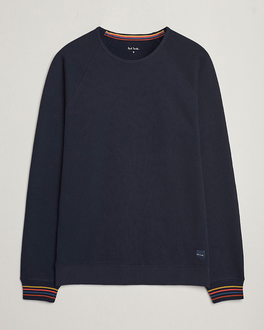 Herre | Trøjer | Paul Smith | Artist Rib Crew Neck Sweatshirt Navy