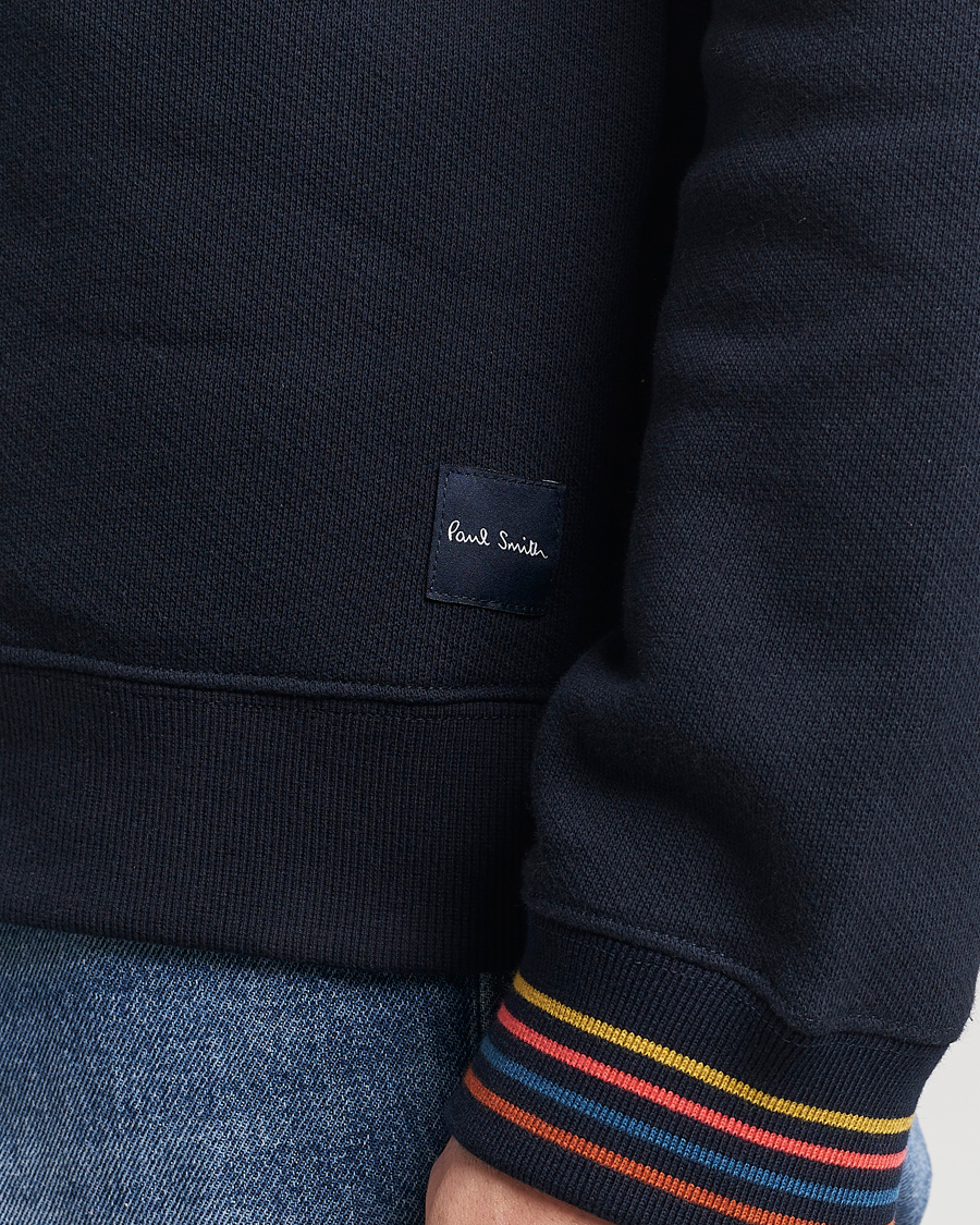 Herre | Trøjer | Paul Smith | Artist Rib Crew Neck Sweatshirt Navy