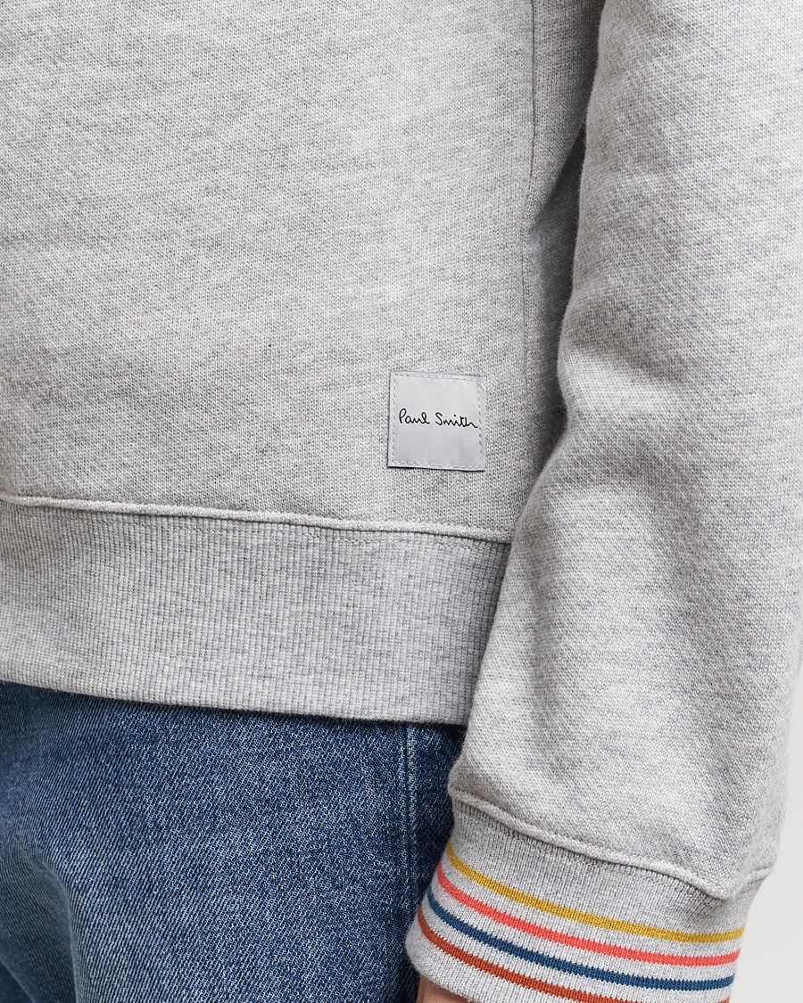 Herre | Trøjer | Paul Smith | Artist Rib Crew Neck Sweatshirt Grey Melange