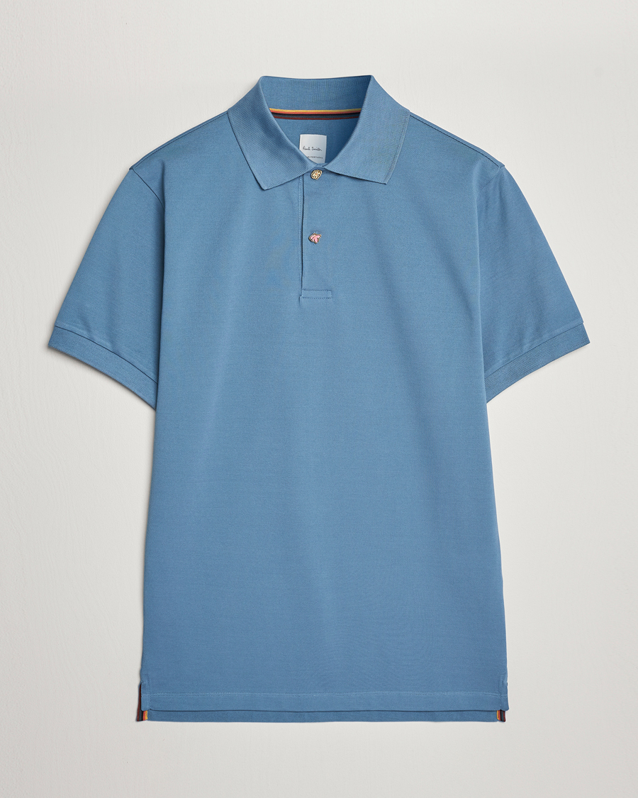 Herre | Polotrøjer | Paul Smith | Charm Button Polo Light Blue