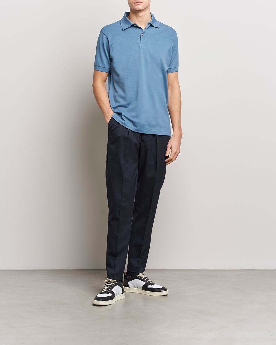 Herre | Polotrøjer | Paul Smith | Charm Button Polo Light Blue