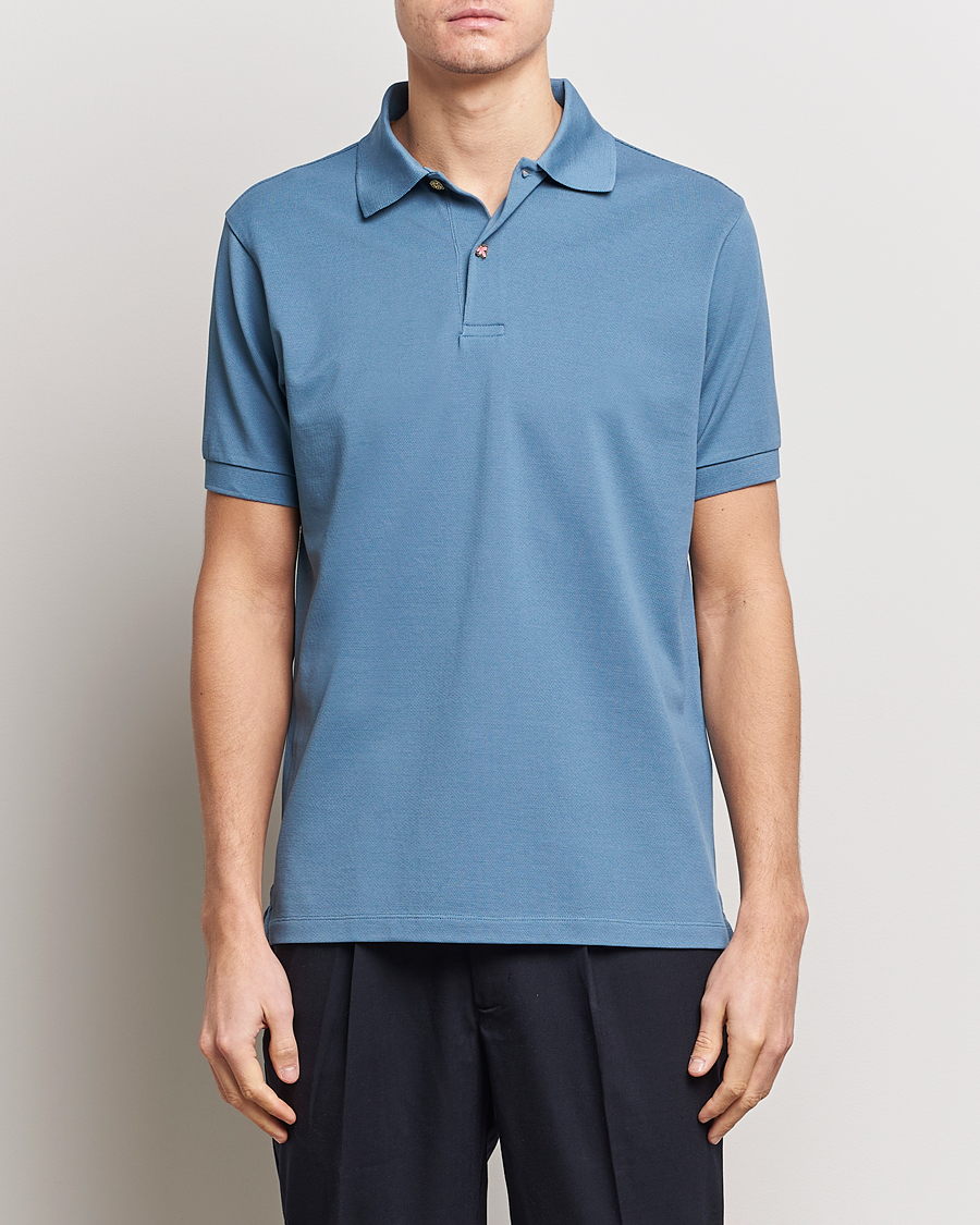 Herre | Polotrøjer | Paul Smith | Charm Button Polo Light Blue