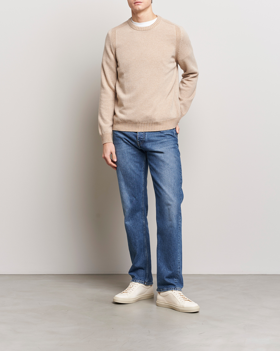 Herre | Trøjer | Paul Smith | Lambswool Crew Neck Sweater Beige Melange