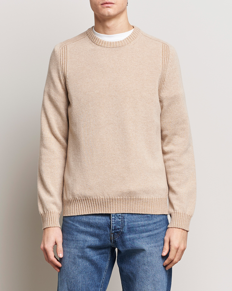 Herre | Loyalitetstilbud | Paul Smith | Lambswool Crew Neck Sweater Beige Melange