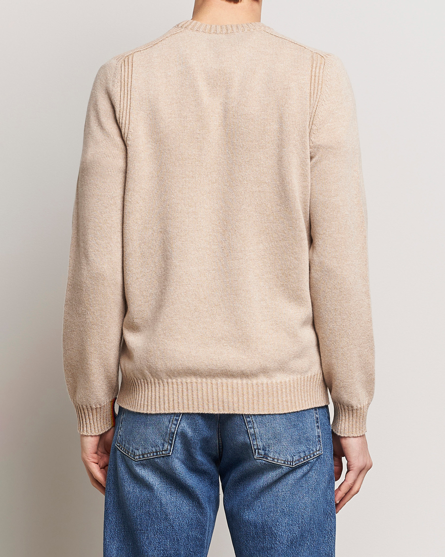Herre | Trøjer | Paul Smith | Lambswool Crew Neck Sweater Beige Melange