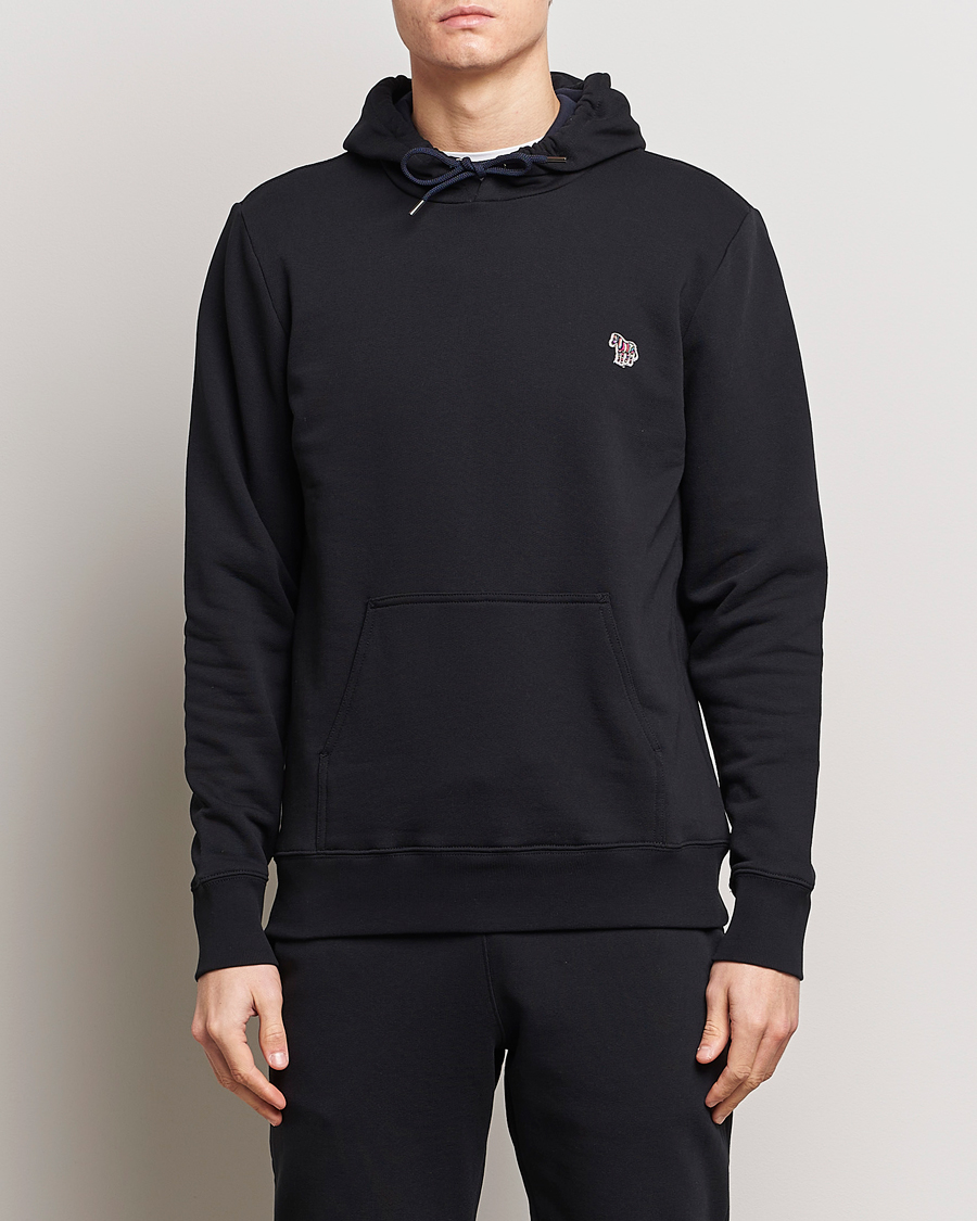 Herre | Afdelinger | PS Paul Smith | Zebra Organic Cotton Hoodie Black