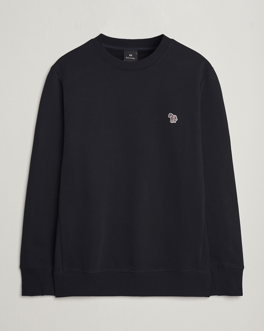 Herre | Trøjer | PS Paul Smith | Zebra Organic Cotton Sweatshirt Black
