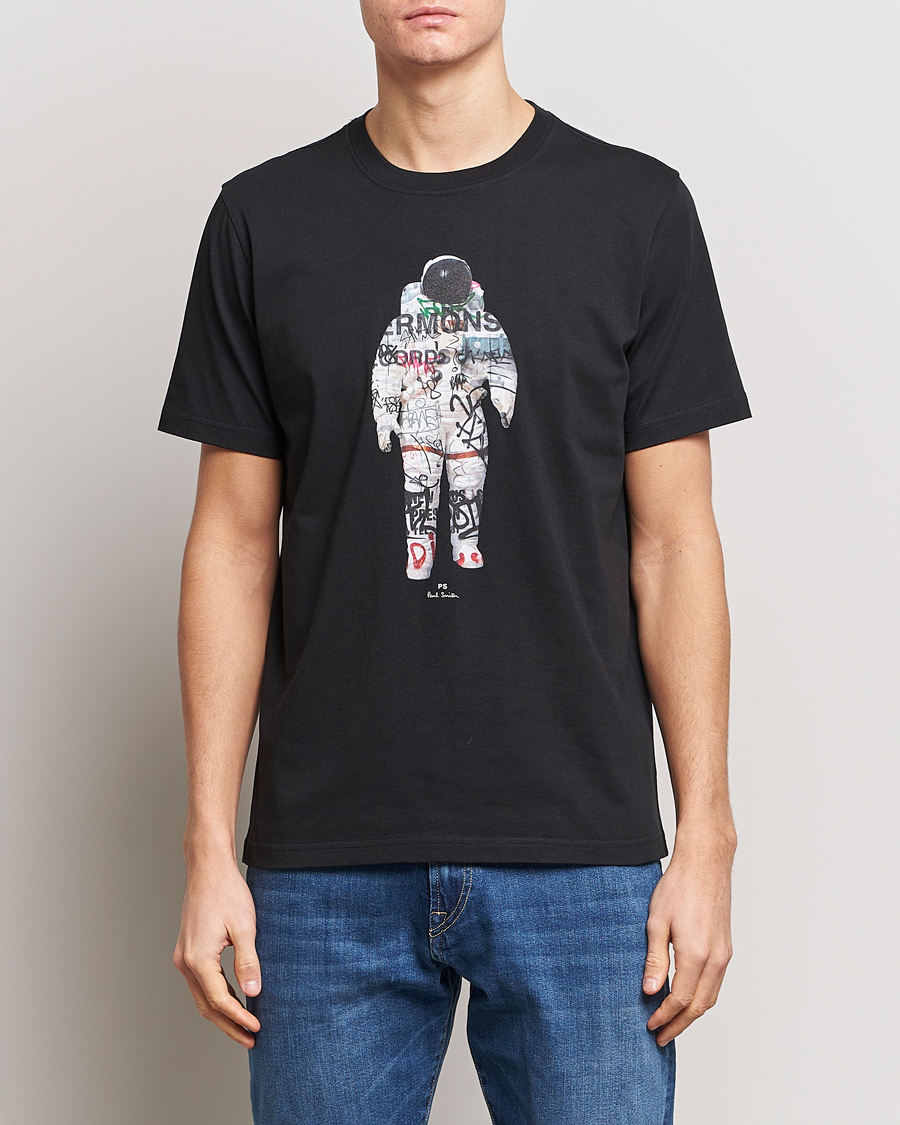 Herre |  | PS Paul Smith | Astronaut Crew Neck T-Shirt Black