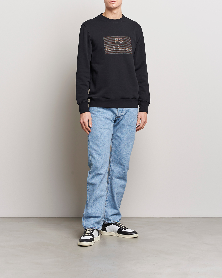 Herre | Trøjer | PS Paul Smith | PS Crew Neck Sweatshirt Black