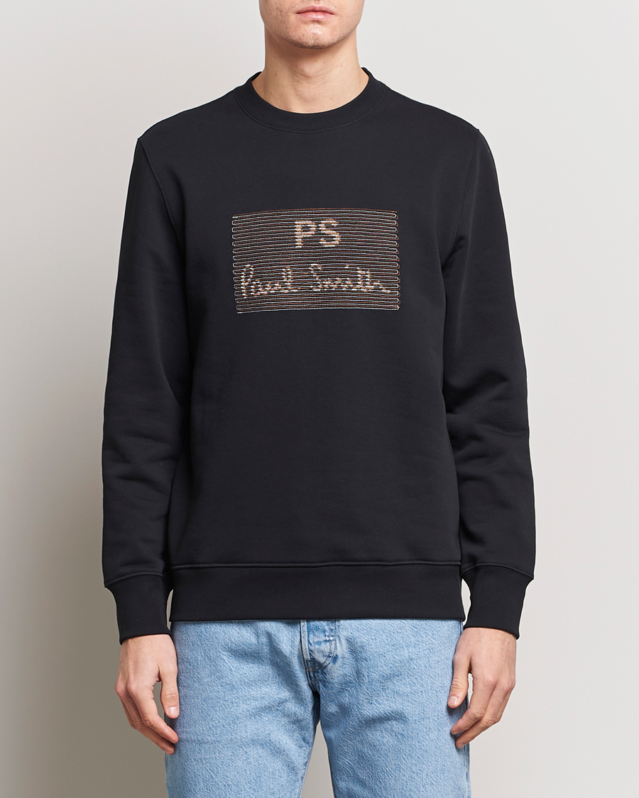 Herre | Tøj | PS Paul Smith | PS Crew Neck Sweatshirt Black